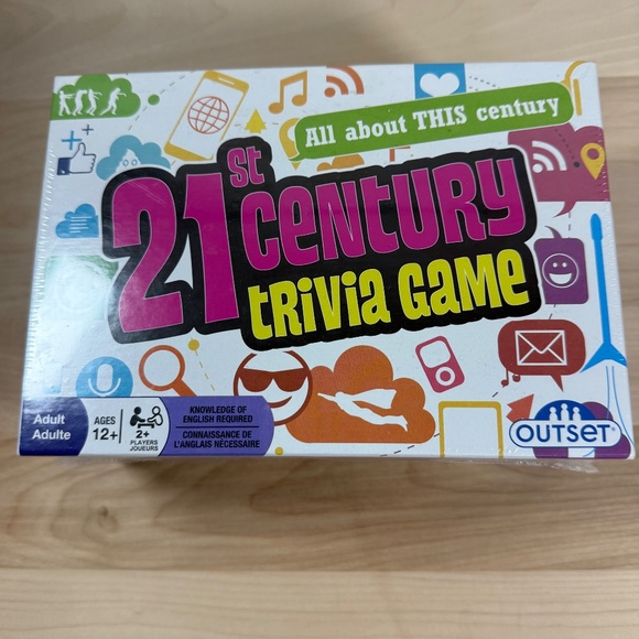 21st Century Trivia Game-1200 Trivia Questions for 2 or more players NEW, Sealed - Picture 6 of 6
